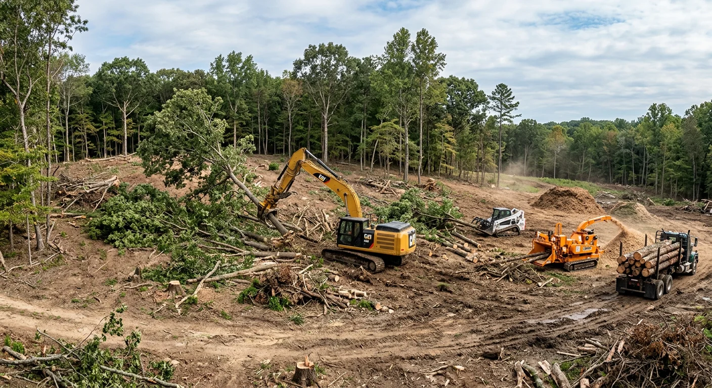 Lot Clearing in New Castle County, Delaware